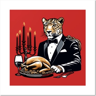 Leopard Thanksgiving Posters and Art